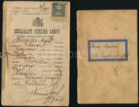 cca 1920 4 db okmány, bizonyítvány