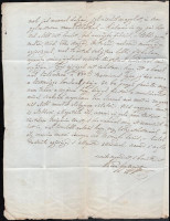 Érdekes 1848-as dokumentum: 1852 Csiky Sándor (1805-1892) nemzetőrparancsnok, politikus, egri polgármester, akit 1848-as tevékenysége miatt halálra ítéltek, majd az ítéletet várfogságra változtatták. Fogva tartása helyére Kufstein
