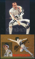 Max Heinzer, Ralf Bißdorf vívók aláírásai / autograph signatures
