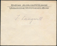 Israel Zangwill (1864-1926) cionista író aláírása kivágáson / Zionist writer autograph signature