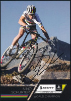 5 nemzetközi kerékpérversenyző aláírásai kártyáikon / autograph signed images of international cyclists