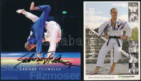 Martin Schmidt, Sbrina Filzmoser dzsúdósok aláírásai / autograph signatures