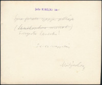 cca 1933 Kinszki Imre (1901-1945) budapesti fotóművész hagyatékából, pecséttel jelzett és a szerző által feliratozott, vintage fotó (Eriogaster lanestris, Mátyáshegy), 13x15,7 cm