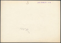 cca 1936 Kinszki Imre (1901-1945) budapesti fotóművész pecséttel jelzett vintage fotóművészeti alkotása (Lakoma), 12,5x17,7 cm