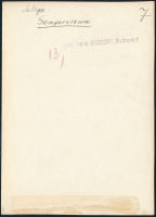 cca 1932 Kinszki Imre (1901-1945) budapesti fotóművész pecséttel jelzett vintage fotóművészeti alkotása (Halász pozíció), 17,5x12,6 cm