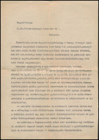 1942 Név és aláírás nélküli levél egy kaposvári m. kir. állategészségügyi tanácsostól a Földmívelésügyi miniszternek, amelyben földet igényel Barta Pál Somogy vármegyei igali járásának Magyaratád községében lévő