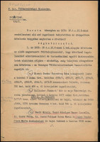 1940 Véghatározat lefoglalt zsidó ingatlanok tárgyában Borota községben