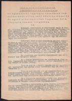1930-38 Szegedi ügyvédi kamara, szegedi igazságügyi szakértők névjegyzéke és egyéb törvényszáki iratok 4 db