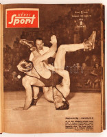 1955 Képes Sport. Az Országos Testnevelési és Sportbizottság Hetilapja. 2. szám 3. évfolyam. -3 évfolyam 43. szám. 1956 január 10. -1955 december 4. Olimpiai különkiadással. Sok érdekes hírrel: XVI. nyári olimpiai játékok
