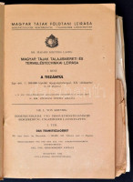 Dr. Madari Kreybig Lajos: Magyar tájak talajismereti és termeléstechnikai leírása I. rész: Tiszántúl. Bp.,(1944),M. Kir. Földtani Intézet, (Attila-ny.), VIII+221 p. + 8 melléklet (7 táblázat, 1 ábra) + 1 térkép. (1:200.000