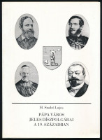 H. Szabó János: Pápa város jeles díszpolgárai a 19. században (Jókai füzetek 22.). Szerk.: dr. Hermann István. Pápa, 1998, Jókai Mór Város Könyvtár. Kiadói papírkötés védőborítóban.