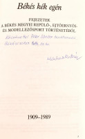 Machalek István: Békés kék égen. Fejezetek a Békés megyei repülő-, ejtőernyős- és modellezősport történetéből. 1909-1989. [Békéscsaba], 1989, Magyar Honvédelmi Szövetség Békés Megye Kvasz András Repülő-, Ejtőernyősklub.