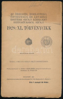 Az öregség, rokkantság, özvegység és árvaság esetére szóló kötelező bioztosításról szóló 1925: XL. törvénycikk. Kiadja: a Magyar Királyi Belügyminisztérium. Bp., 1929, Pesti Könyvnyomda Rt., 76 p. Papírkötésben, a