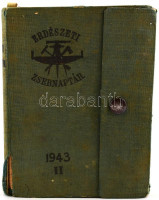 Erdészeti zsebnaptár az 1943. évre. II. Szerk.: Dr. Ing. Mihályi Zoltán. XXIX. évf. Bp., 1943, Országos Erdészeti Egyesület. Kiadói egészvászon kötésben, patenttal