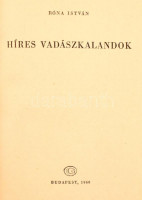Róna István: Híres vadászkalandok. Bp., 1960., Gondolat. Kiadói félvászon-kötés.
