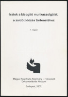 Iratok a kisegítő munkaszolgálat, a zsidóüldözés történetéhez 1-2. füzet. Az iratok a Holocaust Dokumentációs Központ megbízásából felitárta, jegyzetelte Dr. Gazsi József. Szerk., a bevezetőt írta Dr. Szita Szabolcs. Bp.,