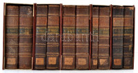 Wilhelm Friedrich Hezel (1754-1824): Die Bibel alten und neuen Testaments mit vollständigen erklärenden Anmerkungen 1-7., 8/2. (6+369-662+2 p.), és 9-10. kötet. Lemgo, 1780-1791 , Mayer. Első kiadás. Német nyelven. Korabeli félbőr-kötés,