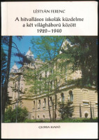 Léstyán Ferenc: A hitvallásos iskolák küzdelme a két világháború között. 1920-1940. A gyulafehérvári Római Katolikus Érsekség levéltárának vallomásai. Kolozsvár,2000,Gloria. Kiadói papírkötés.