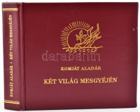 Komját Aladár: Két világ mesgyéjén. Válogatott versek. H.n., 1962, Magyar Helikon. Számozott példány (1500/124), ebből 450 bőrkötésben. Kiadói bőrkötésben, jó állapotban.