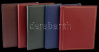 5 db nagy alakú képeslap album / 5 big sized postcard albums