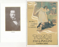 17 db MODERN képeslap: Puccini, Tosca / 17 modern postcards: Puccini, Tosca