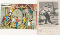 11 db MODERN humoros motívum képeslap / 11 modern humorous motive postcards