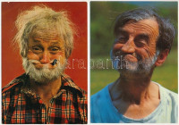 11 db MODERN humoros motívum képeslap / 11 modern humorous motive postcards