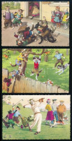 7 db MODERN motívum képeslap: macskák / 7 modern motive postcards: cats (Alfred Mainzer)