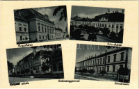 Balassagyarmat, Megyeháza, Városháza, Gimnázium, iskola
