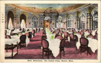 1921 Boston (Massachusetts), Main restaurant, the Copley Plaza Hotel
