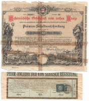 1882-1944. Vegyes részvény, kötvény, sorsjegykölcsön és szelvény tétel, közte 1944. Budapest 'Búzakötvény' szelvények nélkül, többsége rossz állapotban T:III- ázott