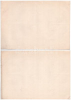 Mándok 1927. 'Mándoki Takarékpénztár Részvénytársaság' ötöd részvénye 4P-ről (5x) '2985 I', '2985 II', '2985 III', '2985 IV' és '2985 V' sorszámú részvények, szárazpecséttel és egy kivételével szelvényekkel T:II