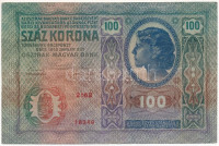 1912. 100K T:III szép papírAdamo K28