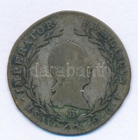 1820B 5kr Ag 'I. Ferenc' T:3 patinaHungary 1820B 5 Kreuzer Ag 'Franz I' C:F patinaKrause KM#2123, Unger III.: 1388, Huszár: 1994