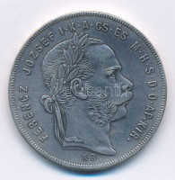 1873. 1Ft Ag 'Ferenc József / Középcímer' T:2- vésett fejAdamo M15