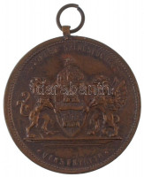 ~1930. 'Budapest Székesfőváros Versenydíja' kétoldalas Br díjérem (41mm) T:2-