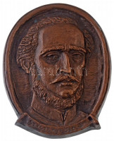 Herczeg Klára (1906-1997) DN 'Szécsenyi (Széchenyi) István' öntött Br emlékplakett, hátoldalán akasztóval (124x154mm) T:2,2-
