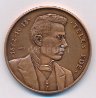 Lapis András (1942-) 1988. 'Telcs Ede / Magyar Éremgyűjtők Egyesülete Bajai Csoportja' Br emlékérem (42,5mm) T:1- Adamo BA4