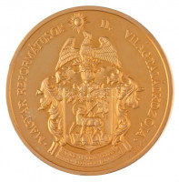 Lebó Ferenc (1960-) 1991. 'Magyar Reformátusok II. Világtalálkozója' aranyozott fém emlékérem, műanyag tokban (65mm) T:1- (eredetileg PP)