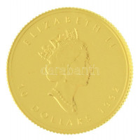 Kanada 1992. 10$ Au 'II. Erzsébet' perforált fóliatokban (7,78g/0.999) T:1Canada 1992. 10 Dollars Au 'Elizabeth II' in perforated foil packing (7,78g/0.999) C:UNCKrause KM# 189