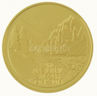 Svájc 2014. 50Fr Au 'Svájci Nemzeti Park' eredeti tokban, tanúsítvánnyal (11,29g/0.900) T:PPSwitzerland 2014. 50 Francs Au 'Swiss National Park' in original case with  certificate (11,29g/0.900) C:PPKrause KM# 153