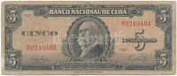Kuba 1949. 5P T:III Cuba 1949. 5 Pesos C:F Krause#78a