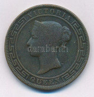 Ceylon / Brit gyarmat 1870. 5c Cu 'Viktória' T:3Ceylon / British colony 1870. 5 Cents Cu 'Victoria' C:FKrause KM#93