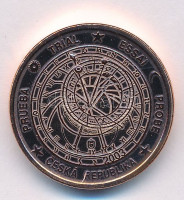 Csehország 2003. 2c 'Asztronómiai óra' próbaveret T:1Czech Republic 2003. 2 cents 'Astronomical clock' trial strike C:UNC