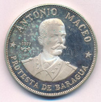 Kuba 1977. 20P Ag 'Antonio Maceo' T:1- (eredetileg PP)Cuba 1977. 20 Pesos Ag 'Antonio Maceo' C:AU (originally PP)Krause KM#40