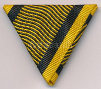 1873. 'Hadiérem' kitüntetésének eredeti mellszalagja jó állapotbanHungary 1873. original ribbon of the 'Military Medal' decoration in good conditionNMK 231.