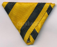 ~1890. 'Katonai Legénységi Szolgálati Jel' eredeti mellszalagja jó állapotbanHungary ~1890. 'Military Service Medal' original ribbon in good conditionNMK 150.