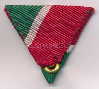 1940. 'Nemzetvédelmi Kereszt / A Hazáért' eredeti mellszalagja jó állapotbanHungary 1940. 'National Defence Cross / For the Homeland' original ribbon in good conditionNMK 442.
