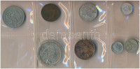 Vegyes 51 db-os érme tétel berakóban, benne többek között magyar, mexikói, dán, vietnámi és brit darabok T:vegyesMixed 51pcs of coins lot in case, including Hungarian, Mexican, Danish, Vietnamese and British pieces C:mixed