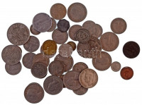 Vegyes ~300g-os fémpénz tétel, benne NSZK márka érmék valamint egy darab Német Birodalom / Württemberg / Crailsheim 1918. 5pf 'CRAILSHEIM / 1918 KRIEGSNOTGELD' Fe szükségpénz T:vegyes